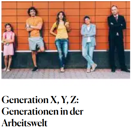 Generationen in der Arbeitswelt