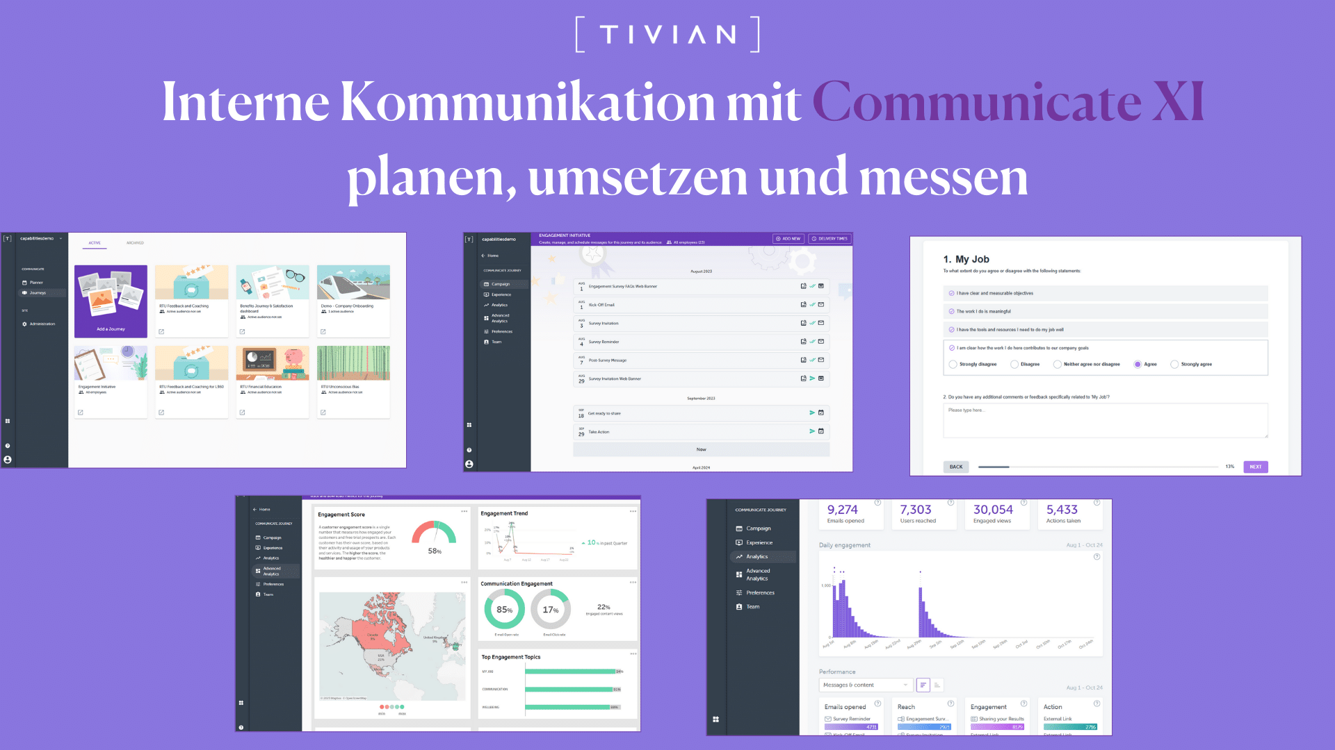 Interne Kommunikation mit Communicate XI planen, umsetzen und messen