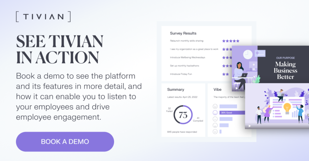 Book a product demo with one of Tivian's engagement experts