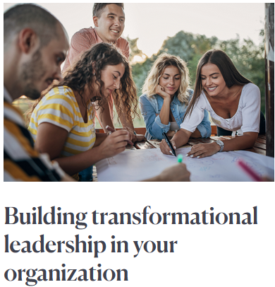 Building transformational leadership